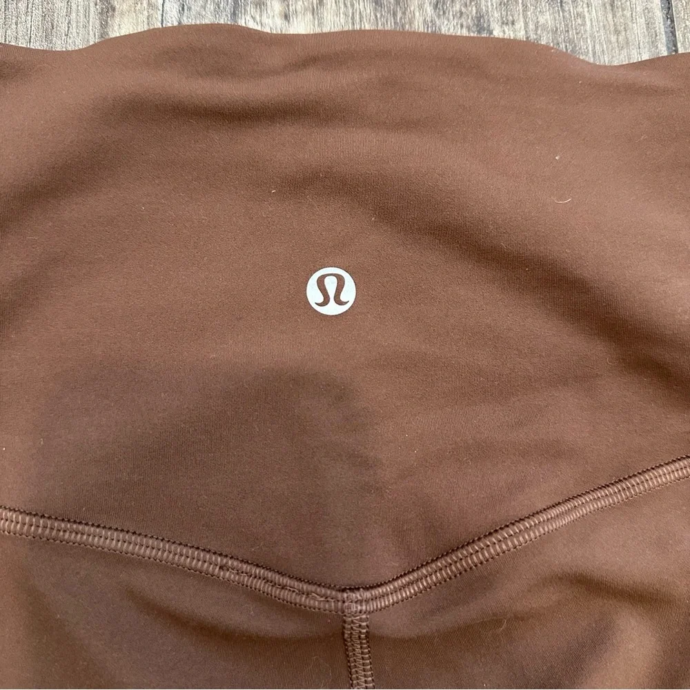 Lululemon Align High Rise Mini Flared Brown Athletic Bottoms - Picture 2 of 5